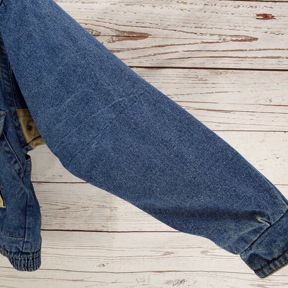 North West Blue Heavy Denim Men's Full Zip/ Snap Jacket Size XL - Picture 7 of 14